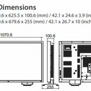 LVM-460A-dimensions